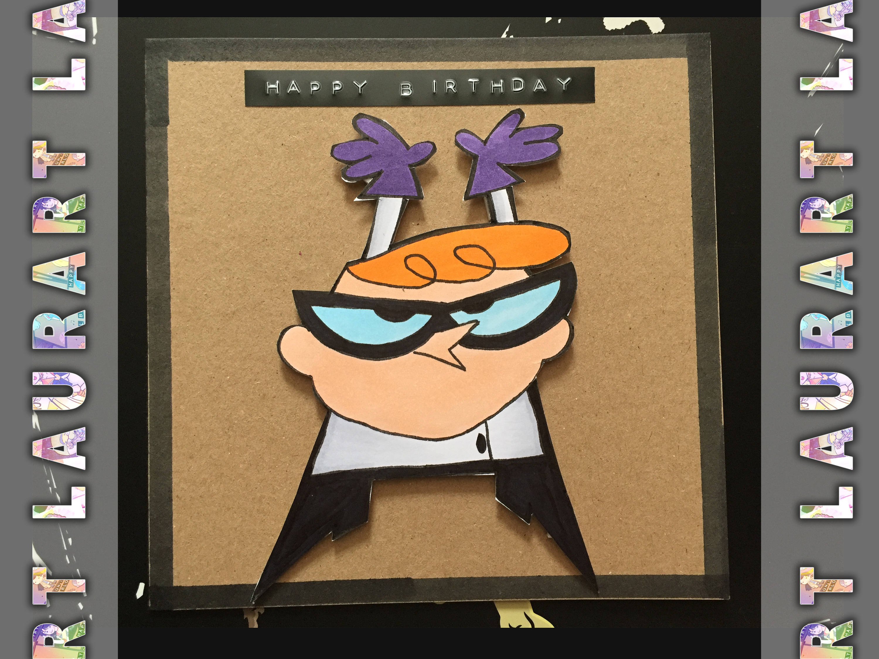 Dexter laboratory birthday card | Etsy