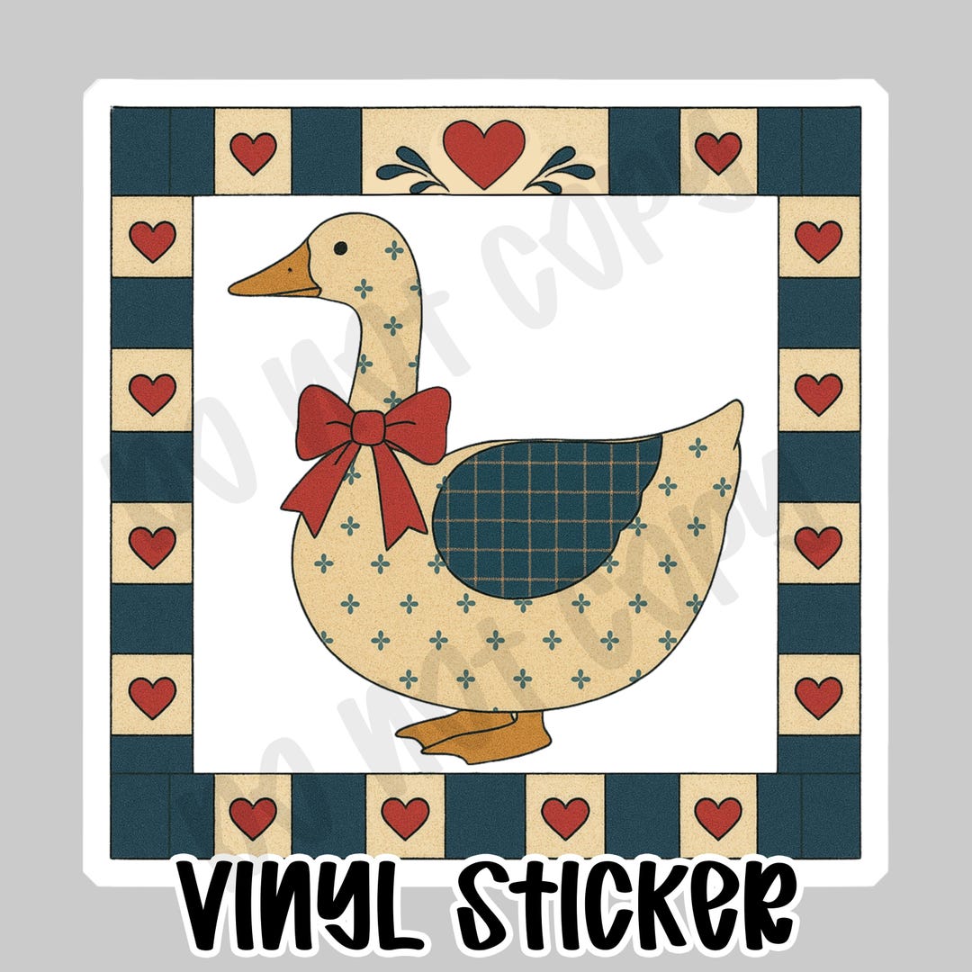 Goose STICKER - Etsy