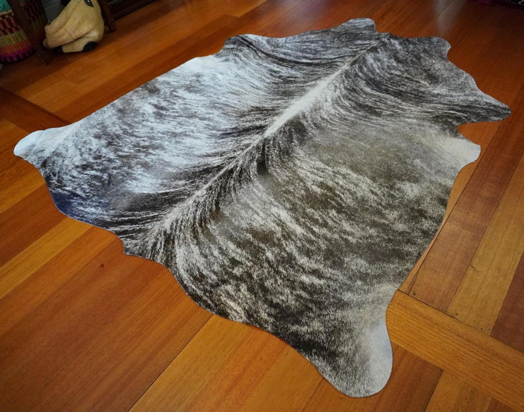 Premium Cowhide Rug The Perfect Wave - A Beautiful Premium Hand Selected Cowhide Rug - Etsy