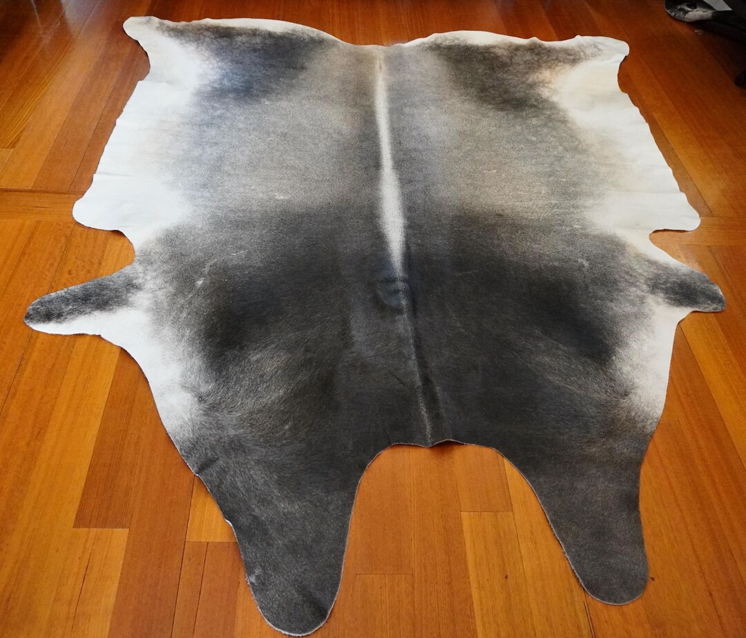 Grey Tones and Beautiful Markings - A Premium Cowhide Rug - Etsy