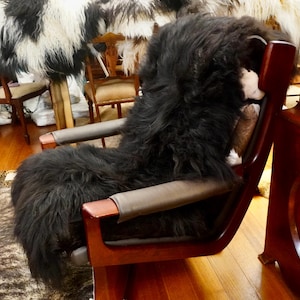 A WILD & WONDERFUL. Long Wool Icelandic Sheepskin Throw / Rug - Naturally Beautiful