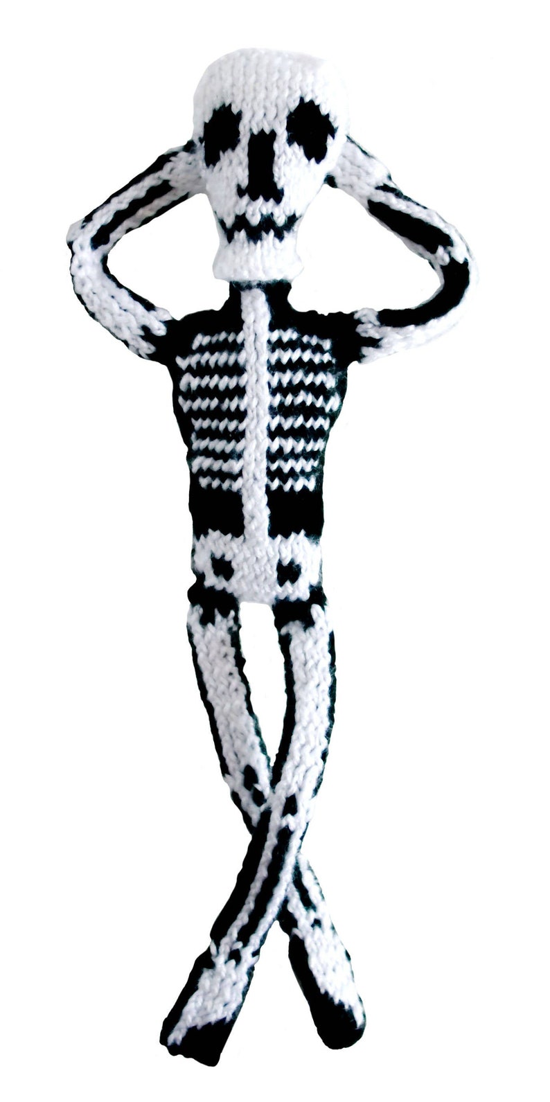 Skelly Skeleton knitting pattern Etsy