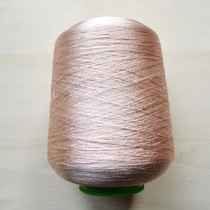 Missoni 100% Viscose Silk Pink Blush Yarn on Cone 630g, Superfine Lightweight Summer Yarn for Knitting and Crochet