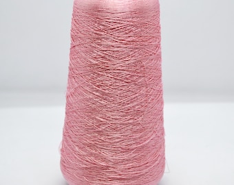 Blush Pink 100% Viscose on Cone, Filtex for MISSONI Superfine Summer Yarn Knitting Crochet