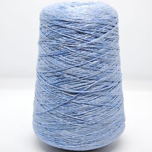 GABICCE Yarn by Ilaria Calenzano 400g, Viscose Cotton Linen Blend, Fingering Weight 500m/100g Italian Summer Yarn for Knitting & Crochet