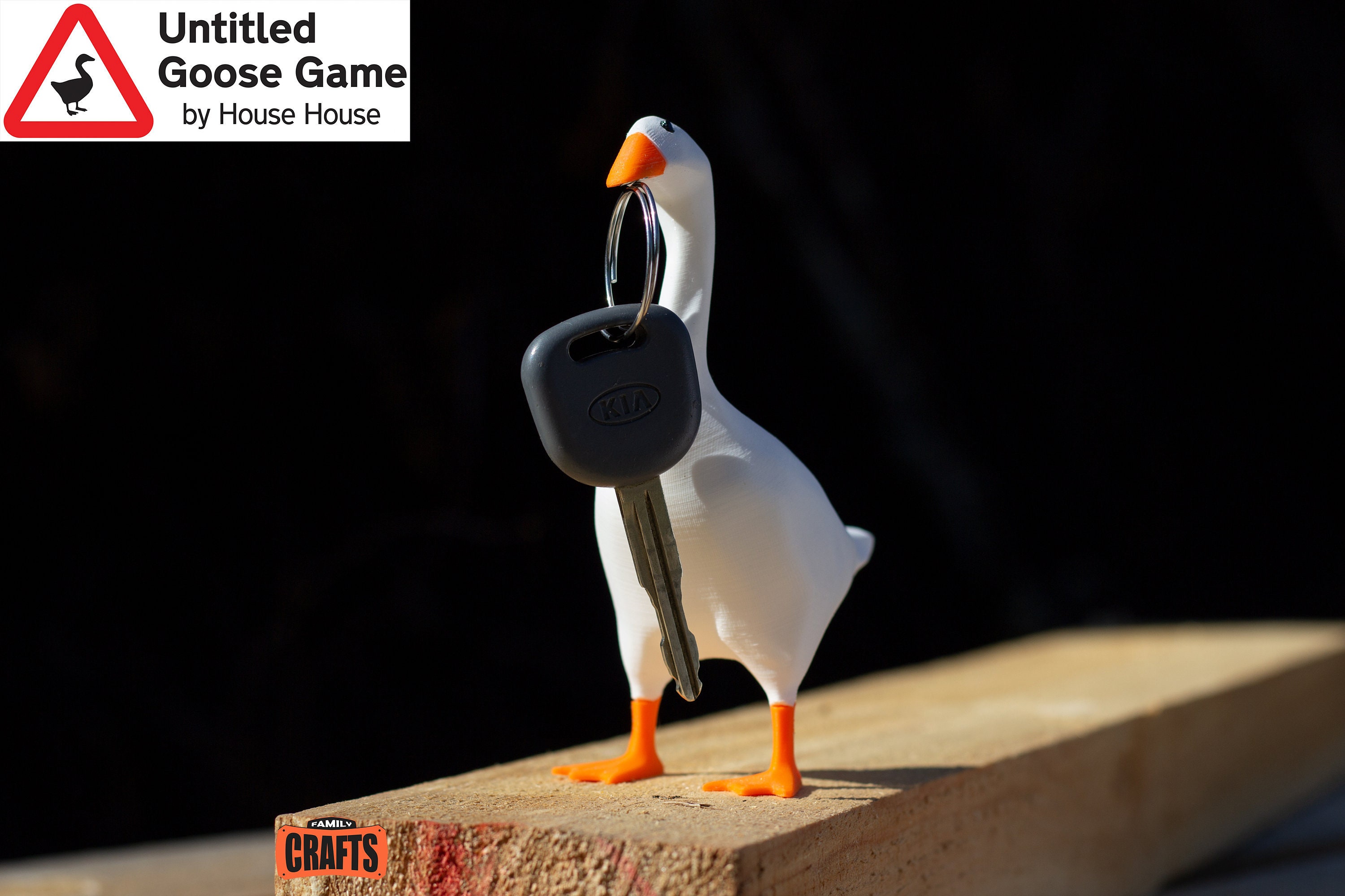 Untitled Goose with Key Holder Entitled Goose Etsy