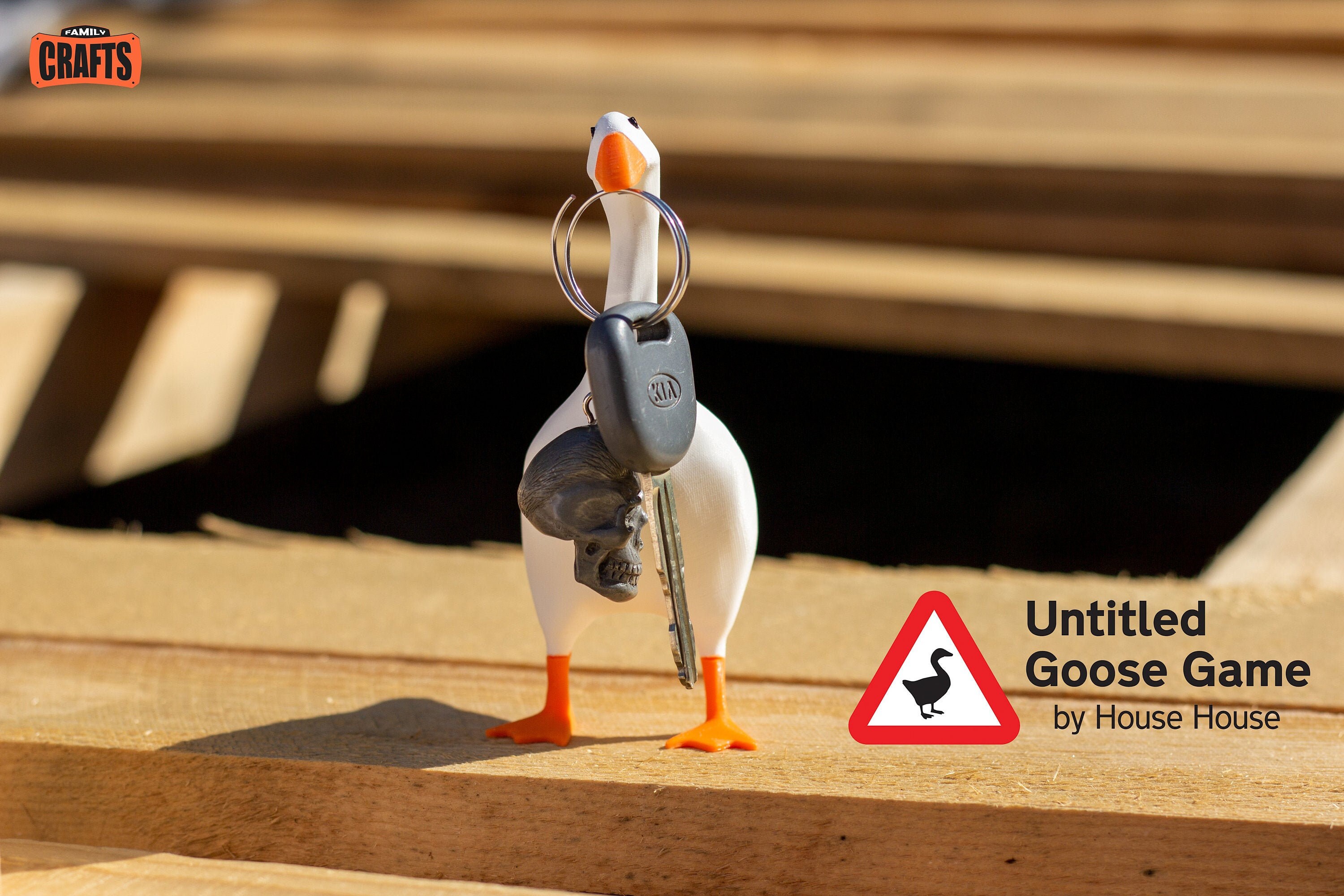 Untitled Goose with Key Holder Entitled Goose Etsy