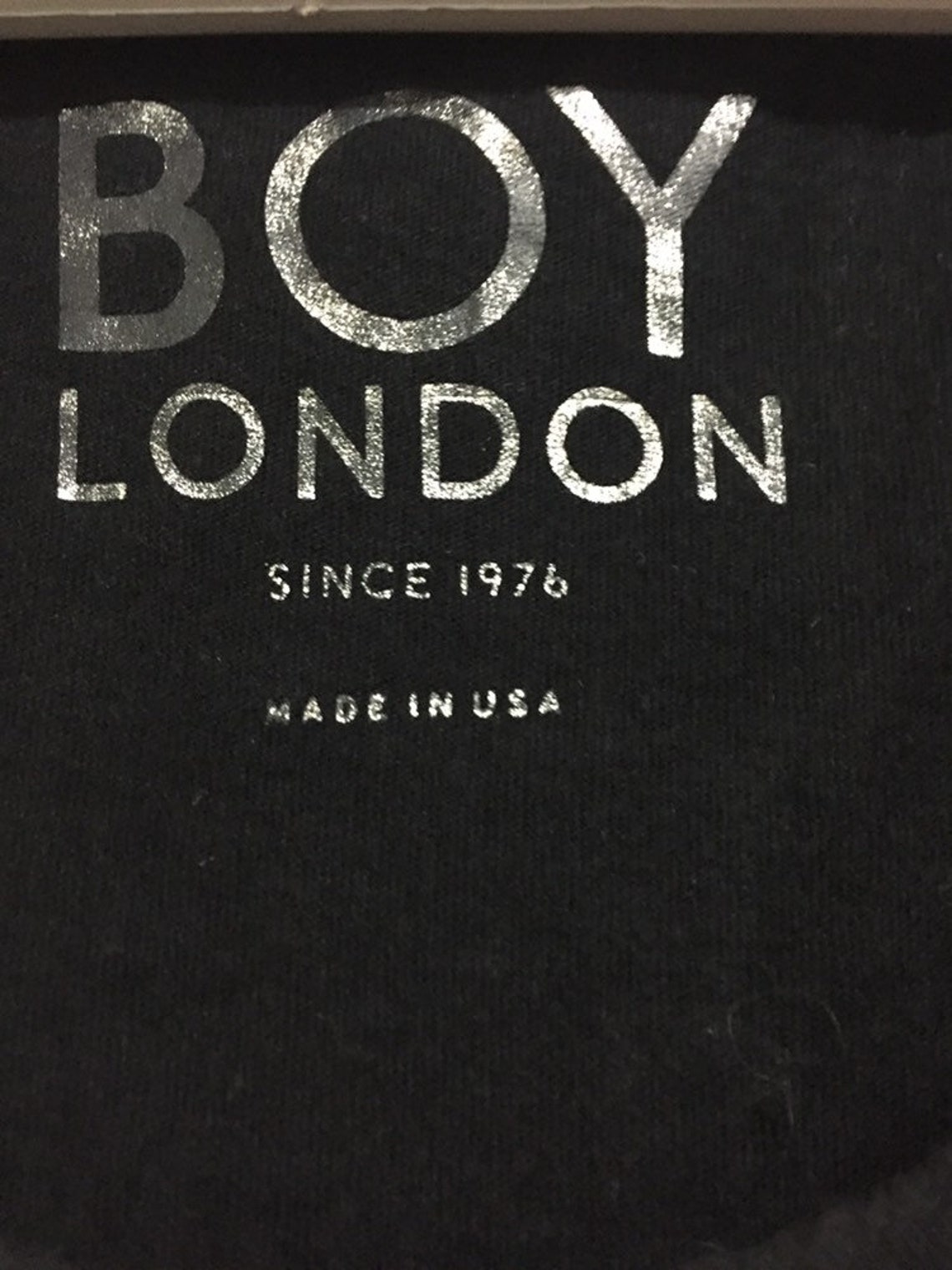 Boy London Tank Top Logo Manual Measurement Medium Size Black Etsy
