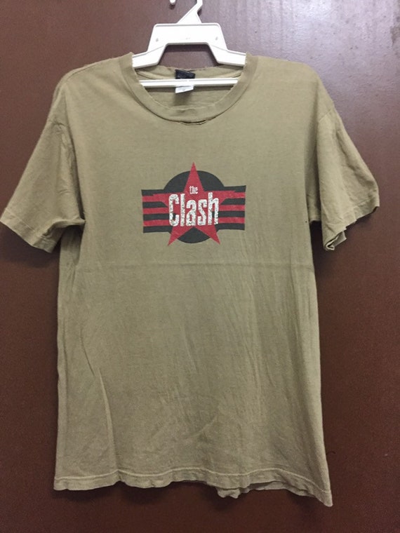 Vintage The Clash British Punk Rock Band Faded Con