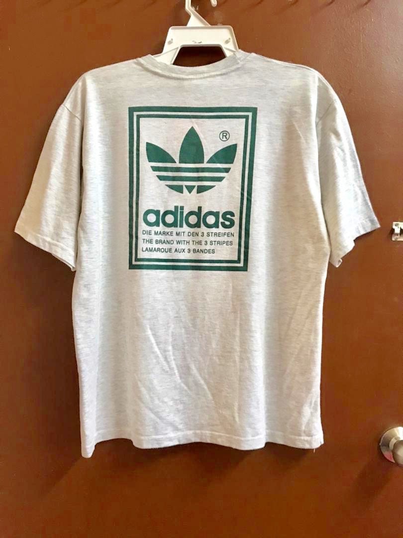 Vintage Adidas Logo Sportwear Short Sleeve Japanase Large Size | Etsy