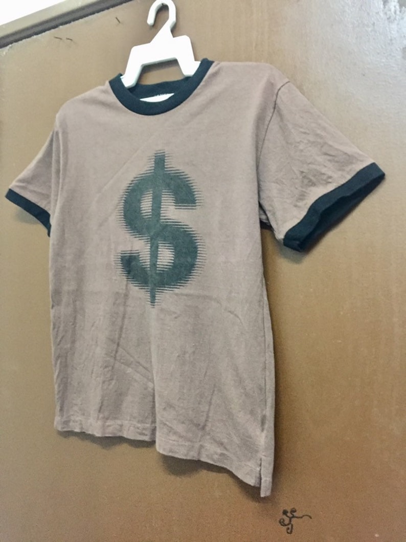 Vintage Milkboy Symbol Money Ringer \u201cMoney The Rule\u201d Short Sleeve Japanase Brand Seditionaries Tshirt