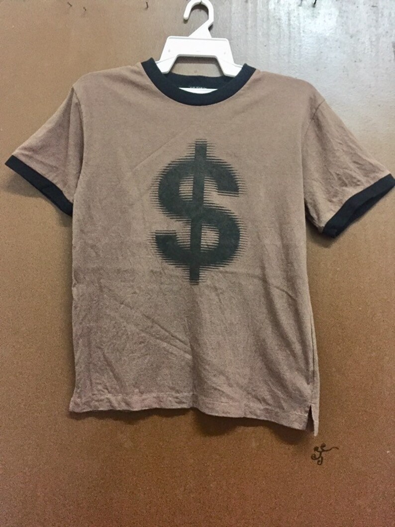 Vintage Milkboy Symbol Money Ringer \u201cMoney The Rule\u201d Short Sleeve Japanase Brand Seditionaries Tshirt
