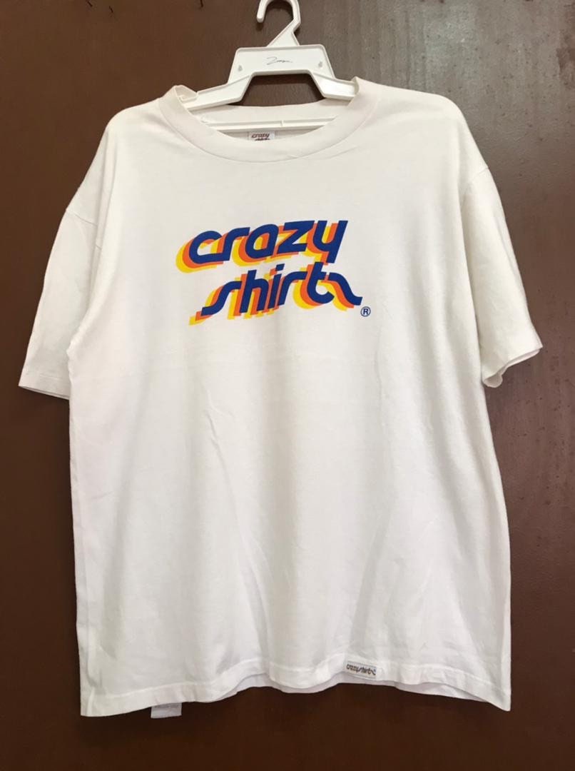 Vintage 90s Crazy Shirt Spellout Brand 