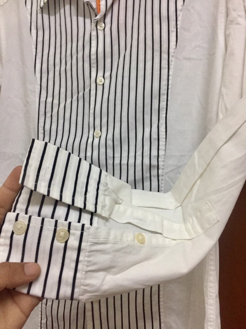 Katherine Hamnett Striped Unisex Brand Design Shirt