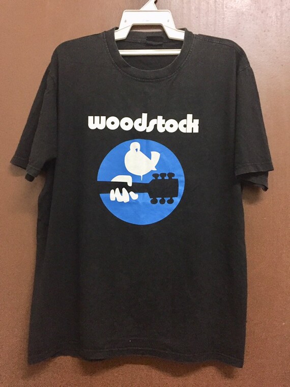 Woodstock Music Xlarge Logo Unisex Band tees