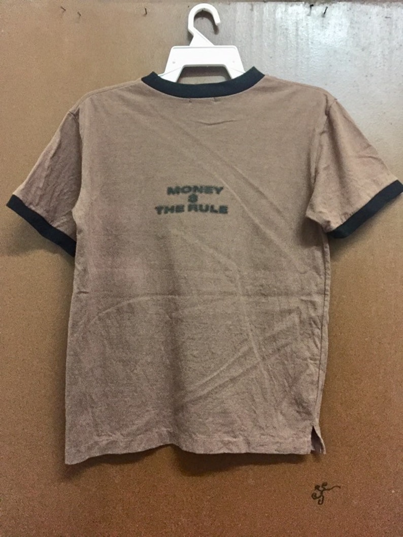 Vintage Milkboy Symbol Money Ringer \u201cMoney The Rule\u201d Short Sleeve Japanase Brand Seditionaries Tshirt