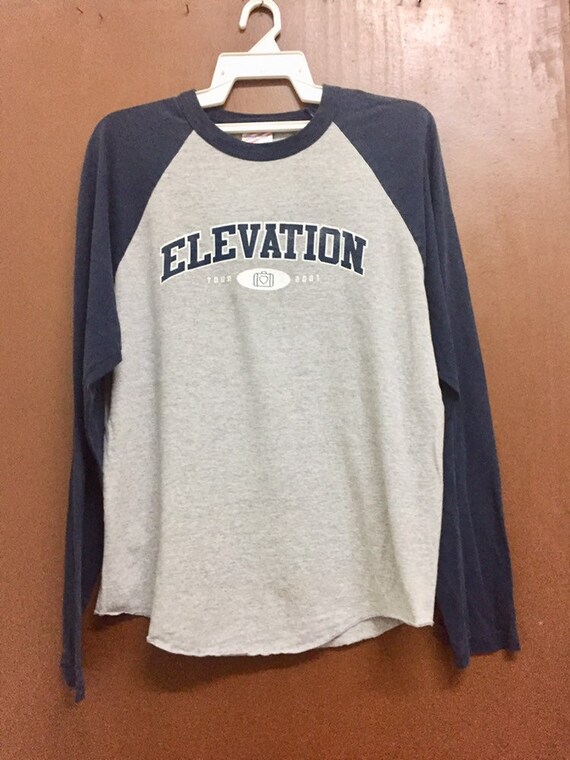 Vintage U2 Band Tees Elevation Large Size Rock Ban