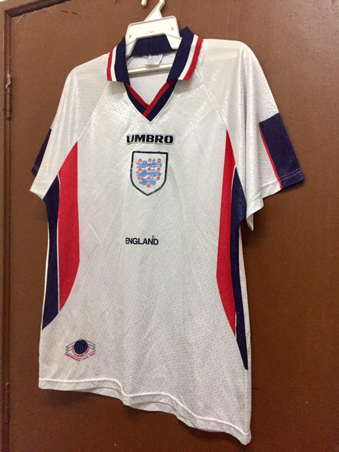 Vintage 90s Jersey England Umbro Polyester X Large Size Etsy