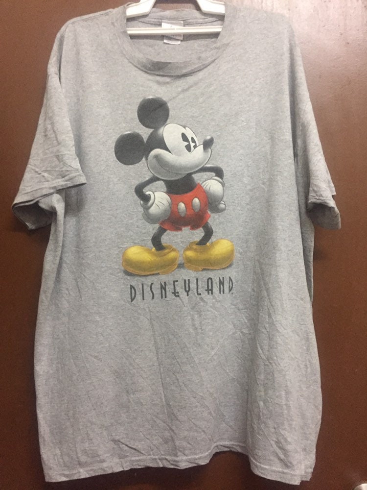 Vintage 90's Mickey Mouse Single Big Picture Colour Grey | Etsy