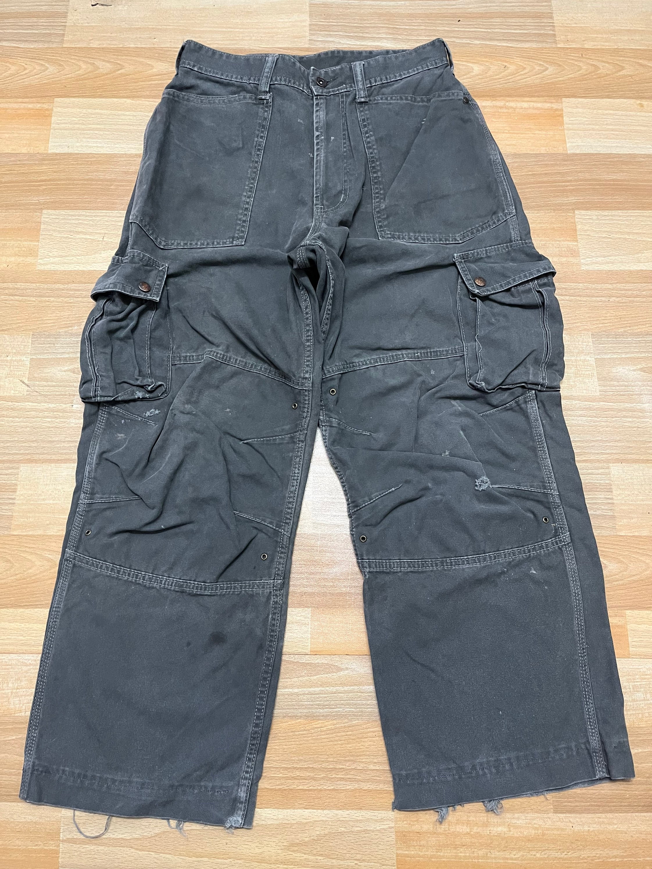 Denim Cargo Pants - Etsy