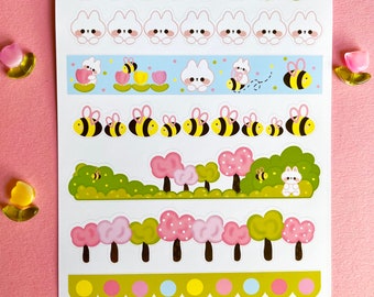 Planner stickers, autocollants, washi stickers, petit pois