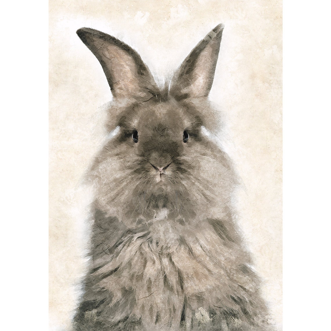Rabbit Print Rabbit Wall Art Home Decor Prints Bunny Print Etsy