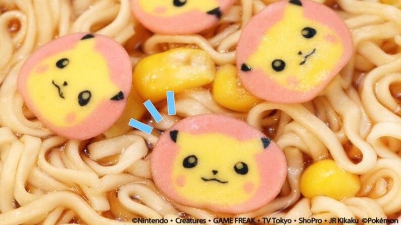 Pokemon Noodle 2 Types 2 Pieces 4 Piece Sanyo Foods Sapporo - Etsy
