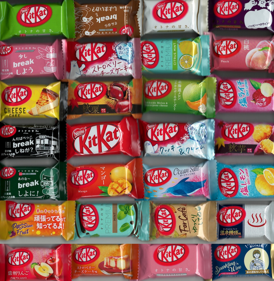60pc Kitkat More Than 12 Flavors Kinds of Kitkat 5 Each60 Etsy