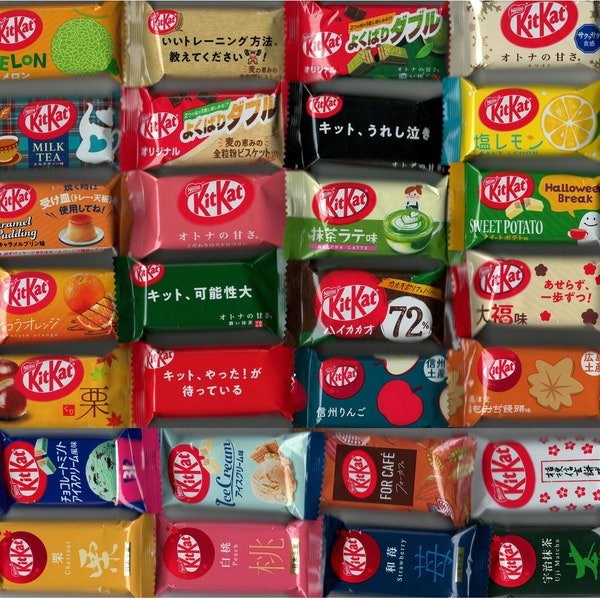 Boîte Ninja faite à la main, 30 Kit Kat (12 sortes), fabriquée au Japon, du Japon
