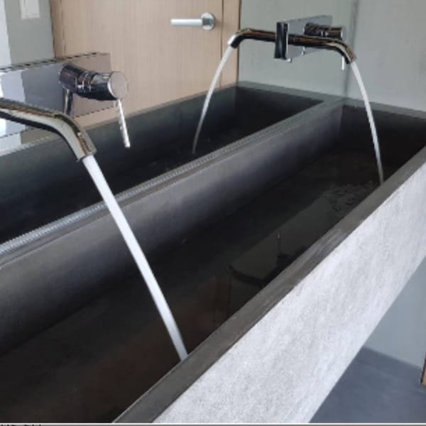 Concrete sink 100x40x30cm