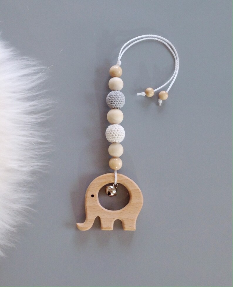 Maxi Cosi Spielbogen Anhänger Elefant mit Glöckchen und | Etsy