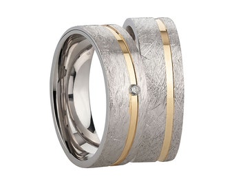 Gold-plated friendship rings - Partner rings - Engagement rings - Wedding rings - Wedding rings - Wedding rings in silver - Sterling silver