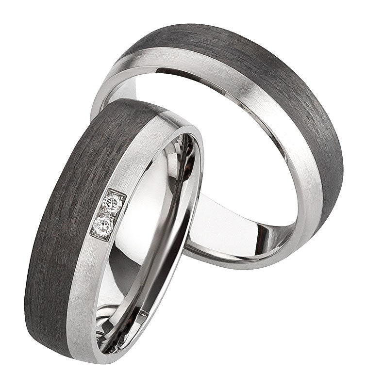 Ring Partner rings Engagement rings Wedding ring with titanium Etsy