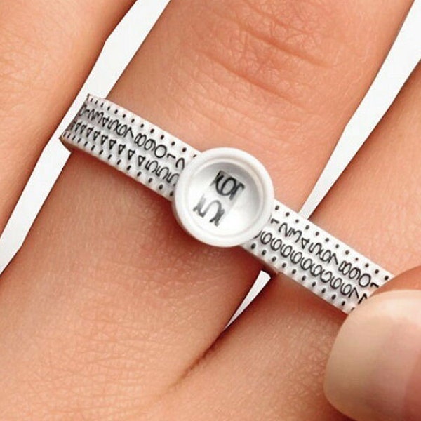Ringmaß mit 10% Gutschein einfach Ringgröße ermitteln Multisizer Ringgröße messen Ringgrößenermittler Ringmaß Ringmesser Ringmaßband