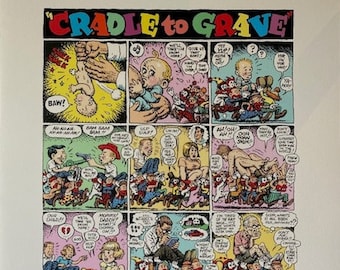 Robert Crumb - Cradle to Grave - Giclée - 2023 - Original Signature