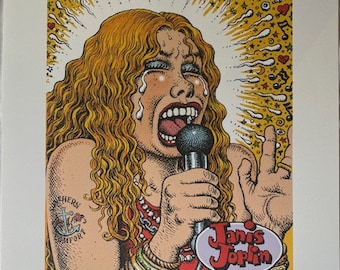 Robert Crumb -  Janis Joplin - 2023 - Giclée - Original Signature - 161/300