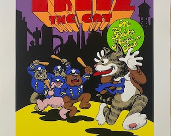 Fritz the Cat - Robert Crumb - 2023 - Serigraphy - VII/X Artist's