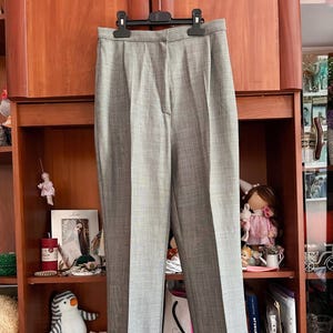 Vintage St Michael Wool Trousers Classic Tailored Women’s Pants Elegant Vintage 90s UK 8-10 / US 4-6 / EUR 36-38 New condition
