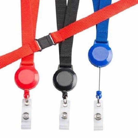 ID Neck Strap Lanyard, ID Card Holder & Retractable Reel Pass - Foto 13