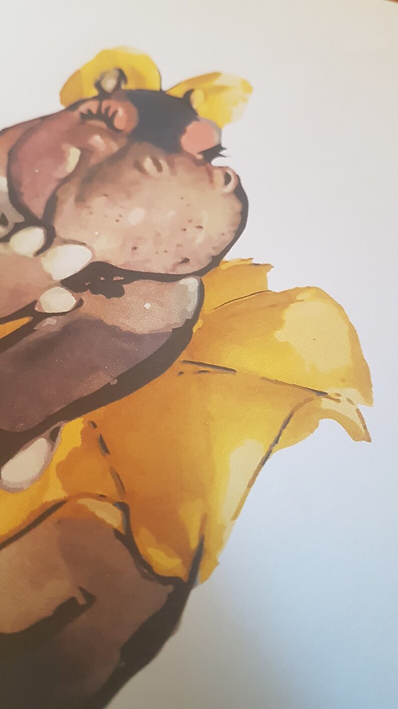 Download Hippo Ballerina Disney Fantasia Wall Print Digital Download Etsy