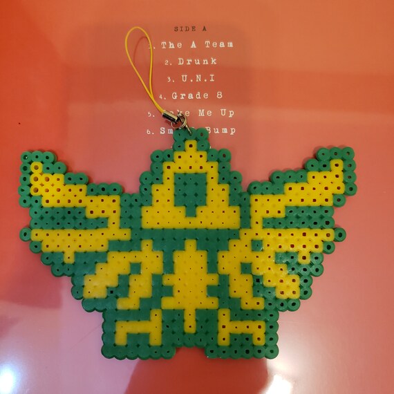 Zelda Royal Crest Perler Beads Pixel Art 8 Bit Triforce New Etsy