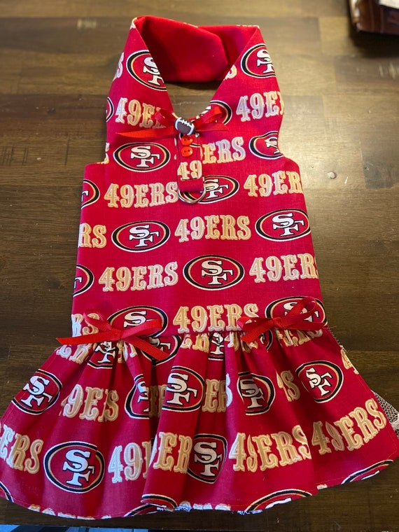 New Item San Francisco 49er s Dog Dress Etsy