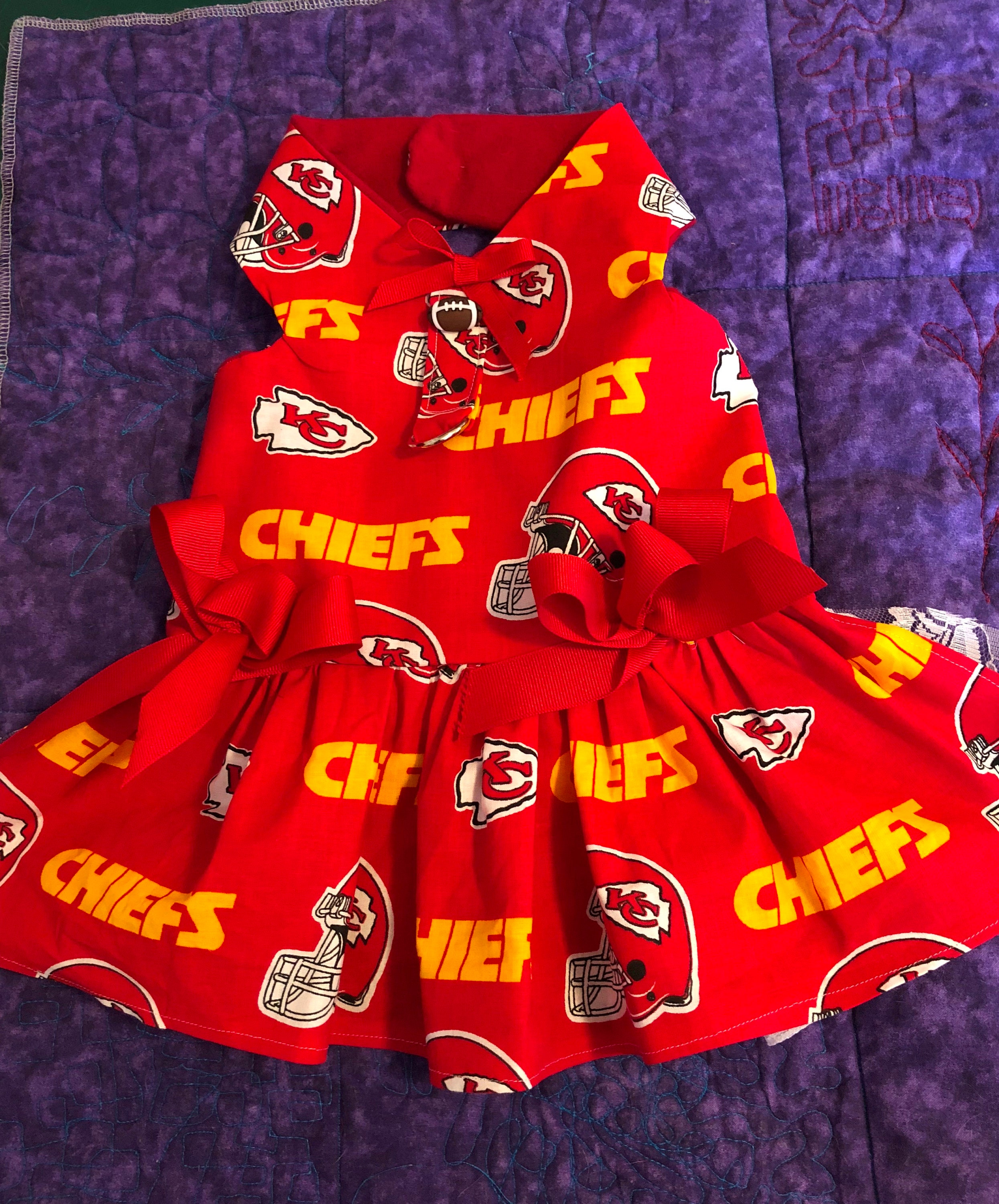 Kansas city hotsell chiefs dog clothes