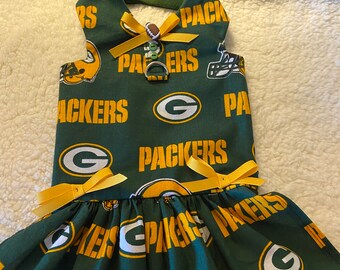 NUEVO ARTÍCULO***Vestido para perro de los Green Bay Packers