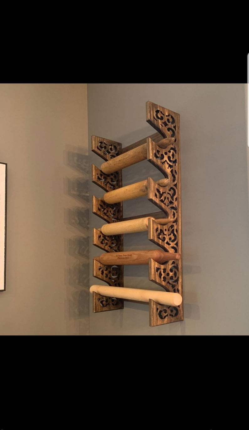 Decorative Rolling Pin Holder Etsy