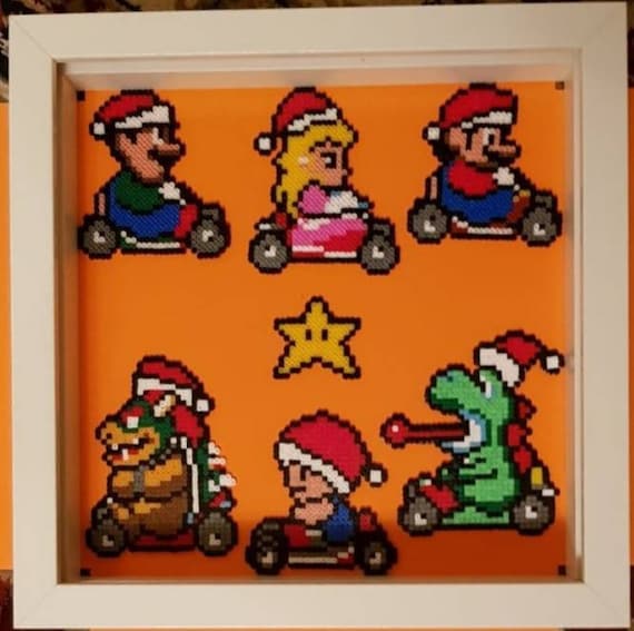 Featured image of post Hama Bead Mario Kart Bead sprites of all the characters from the popular racing game super mario kart for the snes