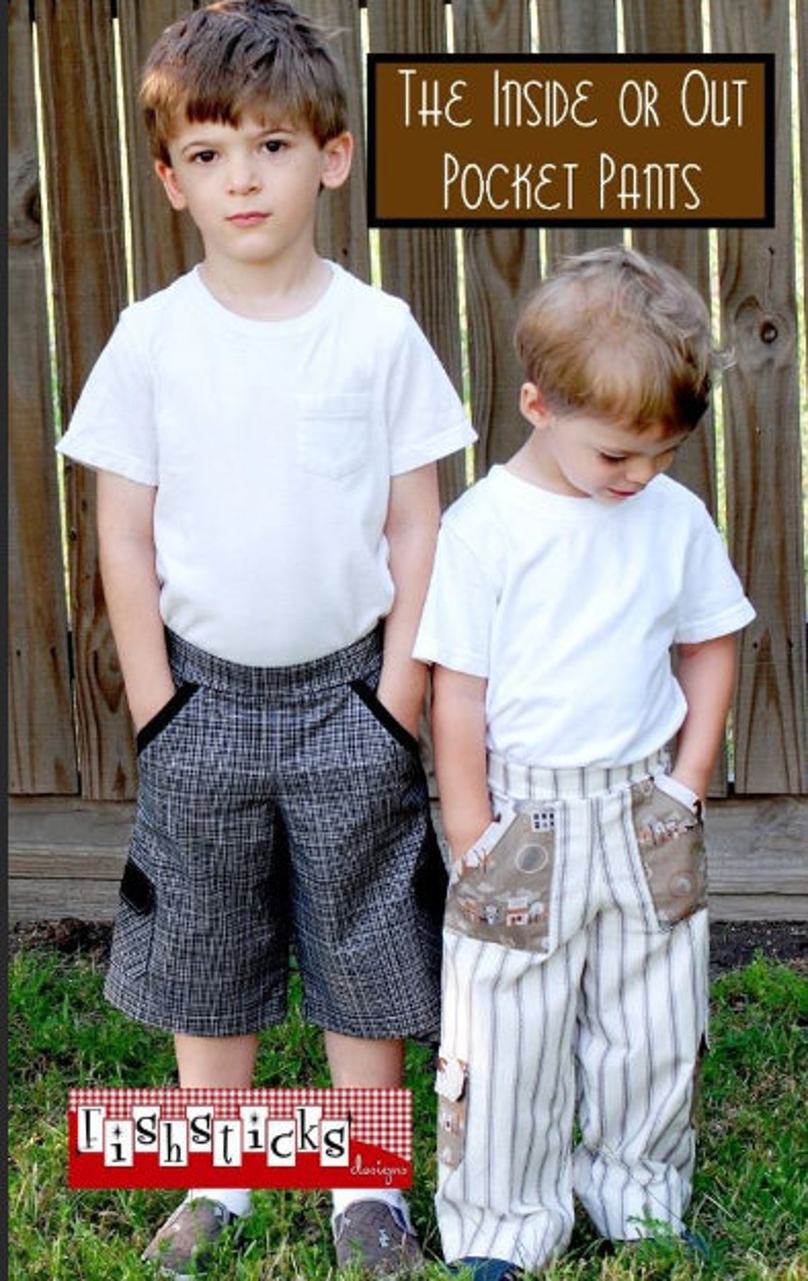 Inside or Out Pocket Pants Pattern From Fishsticks Etsy