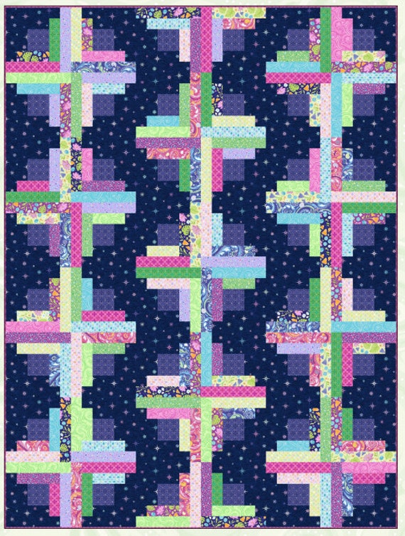 Night Sky Quilt Kit by Amanda Murphy Etsy