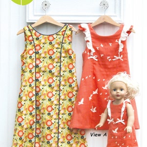 Skipper - dress, tunic, and leggings pattern from Olive ann designs - girls&#39; sizes 2 - 8