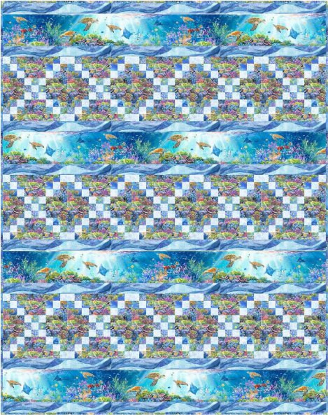 Weekend in Paradise Coral Reef Quilt Kit Etsy